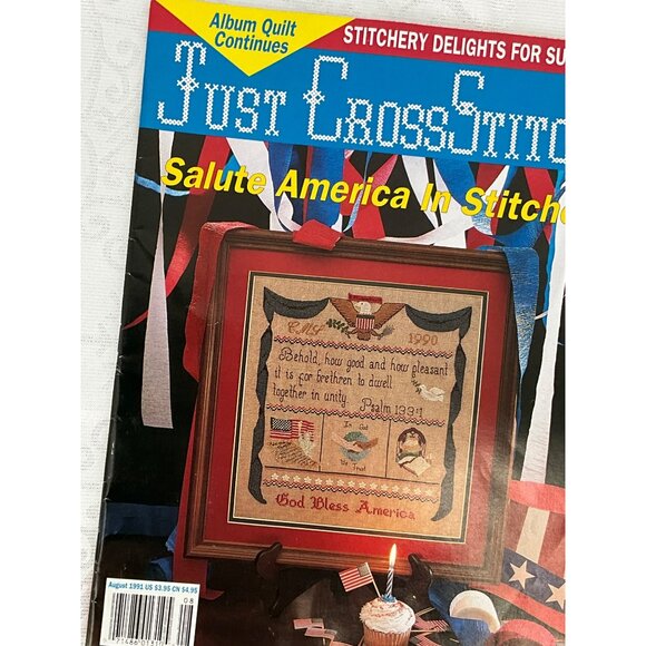 Vintage Just CrossStitch Magazine Collection 5 Issues 1991-1993 - Picture 10 of 11